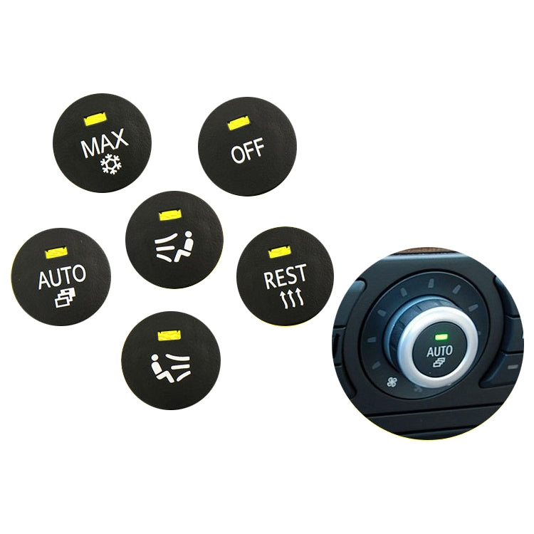 Car Air Conditioner Panel Switch Button LEFT Key 6131 9250 196-1 for BMW E60 2003-2010, Left Driving, LEFT