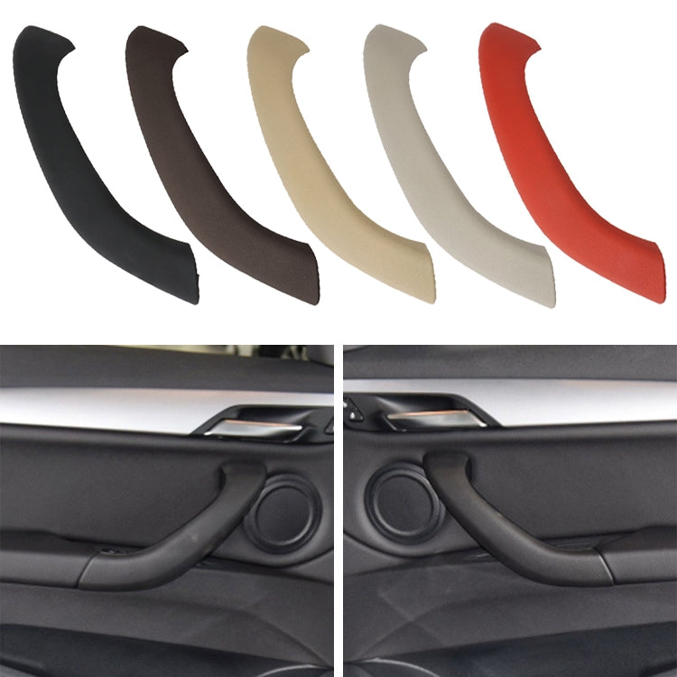 Car Right Side Inside Doors Handle Pull Trim Cover 51417417513 for BMW X1 2016-, Left Driving, Right Side (Beige White), Right Side (Beige), Right Side (Red), Right Side (Black), Right Side (Coffee)