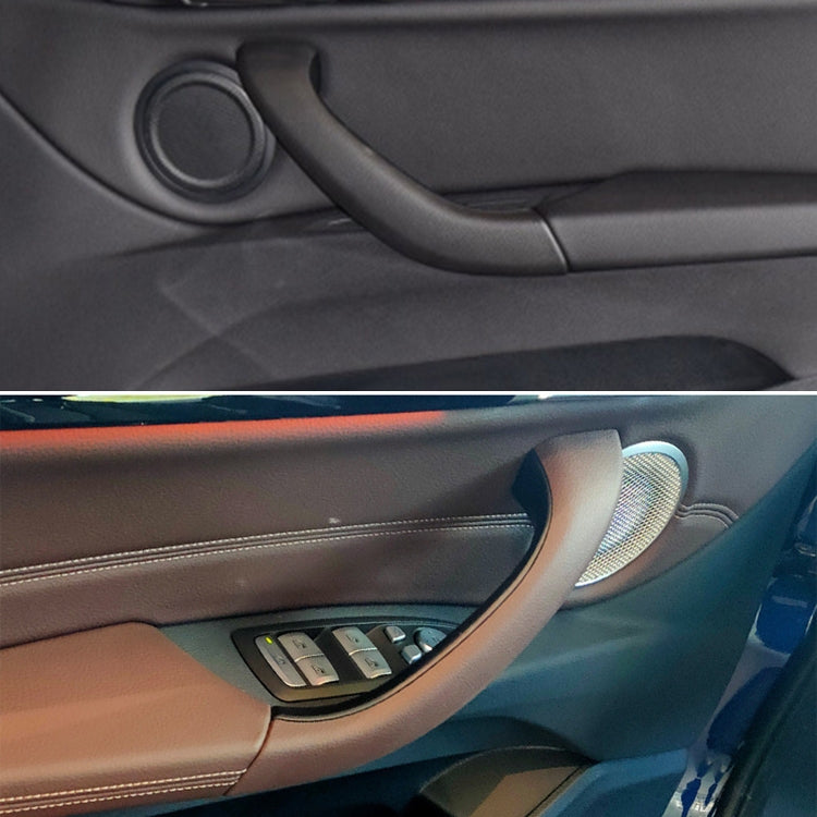 Car Right Side Inside Doors Handle Pull Trim Cover 51417417513 for BMW X1 2016-, Left Driving, Right Side (Beige White), Right Side (Beige), Right Side (Red), Right Side (Black), Right Side (Coffee)