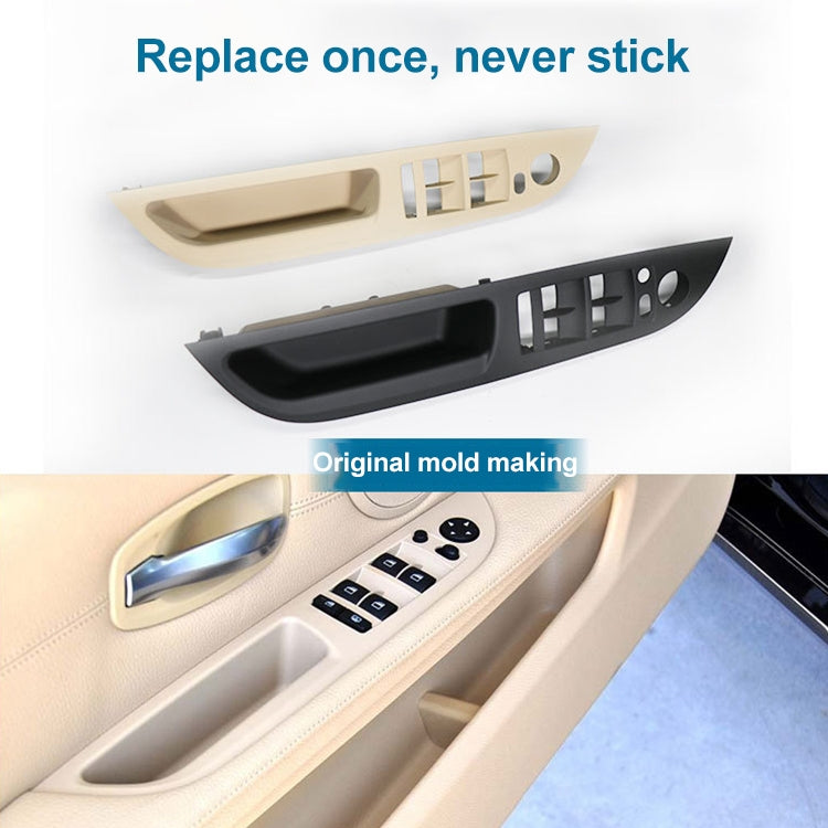 Car Left Front Door Window Lift Switch Trim Panel 51416983705 for BMW E60 2008-2010, Left Driving High Configuration Version, High Configuration Version