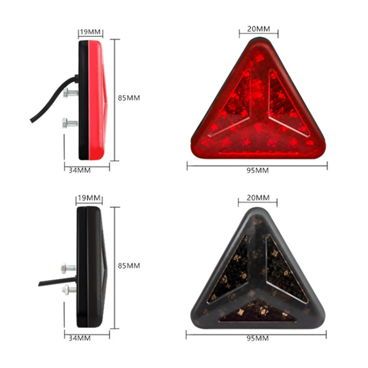 Bicycle / Mountain Bike Y Style Triangle Pilot Light LED Tail Light, Y Style