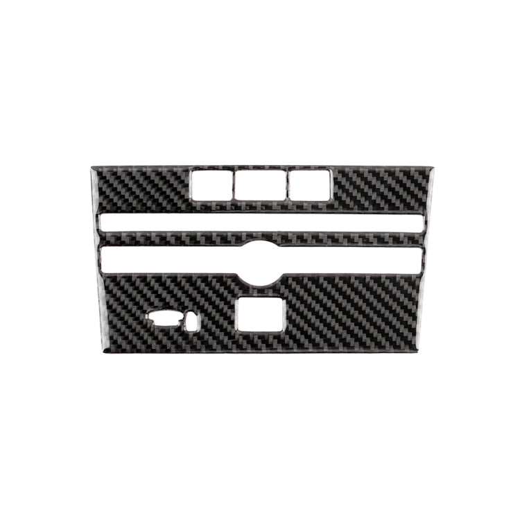 Car Carbon Fiber CD  Console Panel Decorative Sticker for Infiniti Q50 / Q60 2014-2020, CD Console Panel  (B)