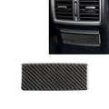 Car Carbon Fiber Rear Seat Ashtray Panel Decorative Sticker for Infiniti Q50 / Q60 2014-2020, Rear Seat Ashtray Panel