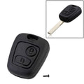 2 PCS Car 307 Mouth Remote Control Key Case Cover for PSA Peugeot Citroen, For PSA Peugeot Citroen