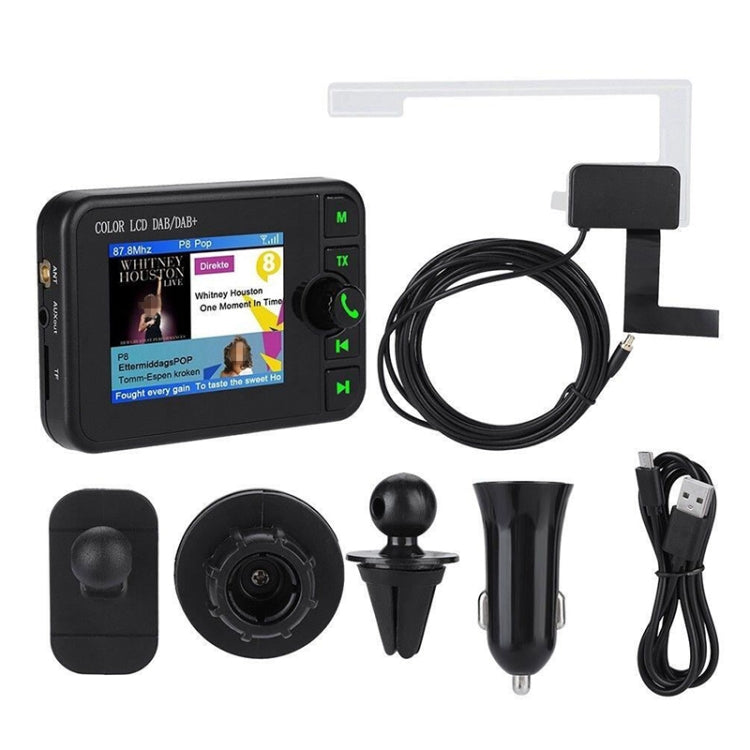 DAB-C6 Car DAB Digital Radio Receiver Bluetooth MP3 Player FM Transmitter, DAB-C6