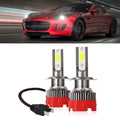 2 PCS EV18 H7 DC9-30V 20W 6000K 2500LM Car LED Headlight Lamps, EV18-H7