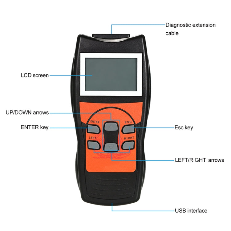 VAG506 Car Mini Code Reader OBD2 Fault Detector Diagnostic Tool, VAG506