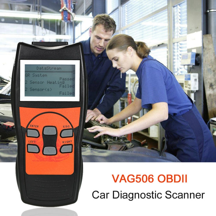 VAG506 Car Mini Code Reader OBD2 Fault Detector Diagnostic Tool, VAG506