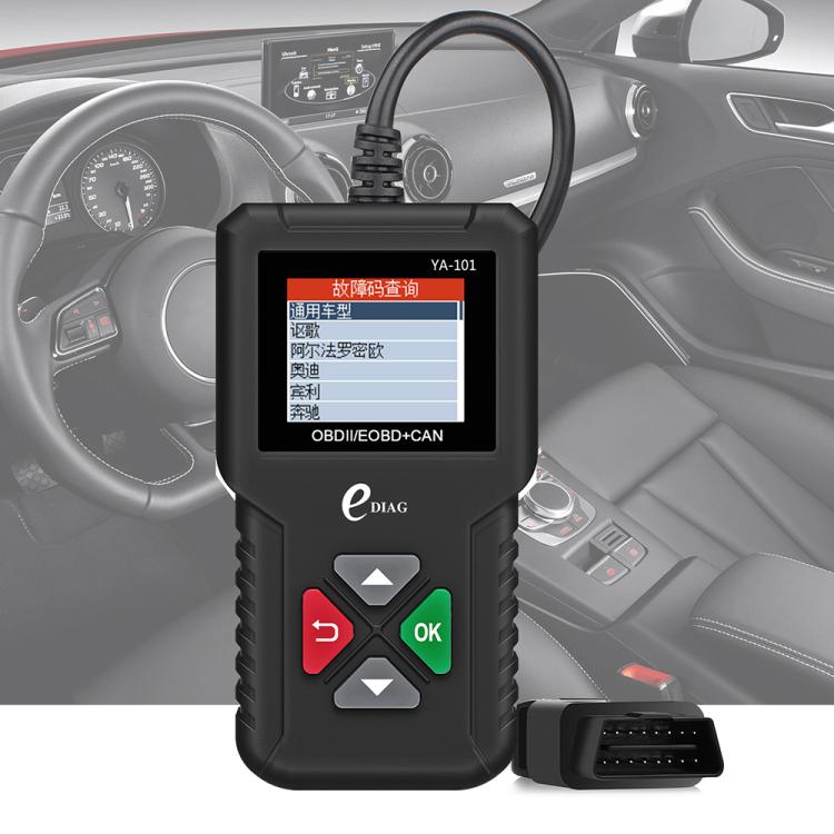 YA101 Car Mini Code Reader OBD2 Fault Detector Diagnostic Tool, YA101