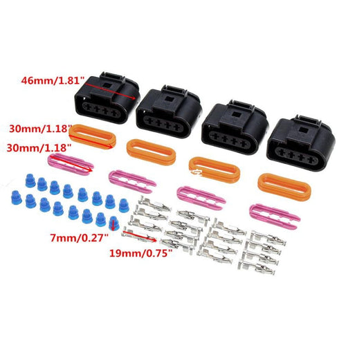 1 Set Ignition Coil Connector Repair Kit for Audi A4 A6 A8 / Volkswagen Passat Jetta, Ignition Coil Connector