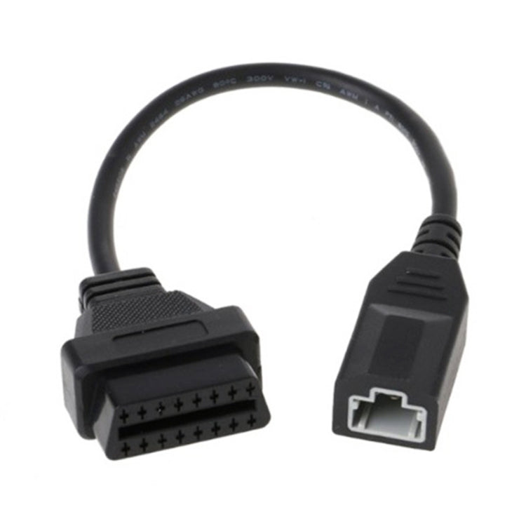 Car 3 Pin to 16 Pin OBD Cable for Honda, Cable Length: 40cm, 3 Pin to 16 Pin OBD Cable