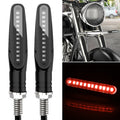 2 PCS D12V / 1W Motorcycle LED Waterproof Side Lights Turn Signal Light, Turn Light  (Blue Light), Turn Light (Red Light), Turn Light, Turn Light (Yellow Light)