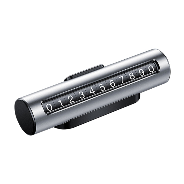 Car Metal Roller Creative Temporary Parking Card Parking Number Card, Metal Roller(Black), Metal Roller(Red), Metal Roller(Silver), Metal Roller (Silver Grey)