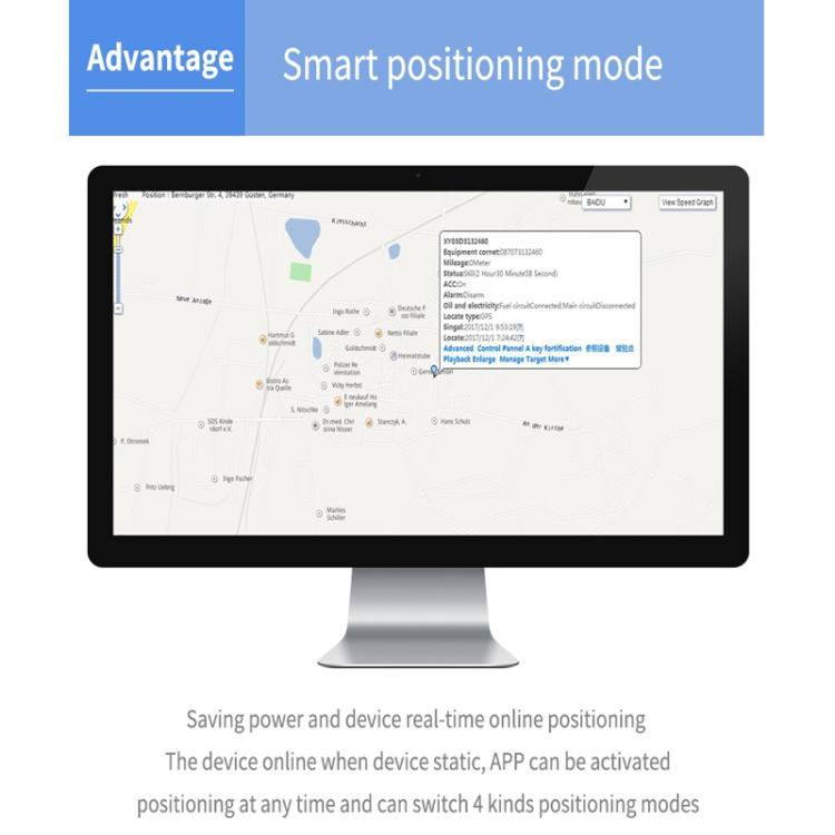 TK600 2G GPS / GPRS / GSM Strong Magnetic Realtime Car Truck Vehicle Tracking GPS Tracker, TK600