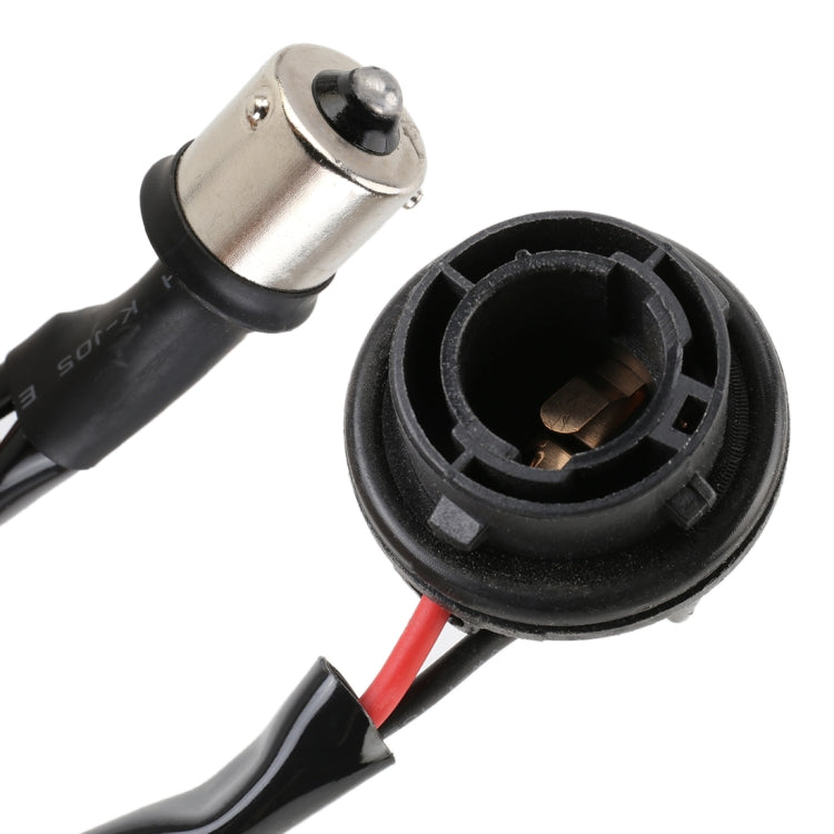 2 PCS 1156 / BAU15S DC12V 50W 6 Ohms Turn Signal / Reversing Light / Brake Light Split Dual Resistance Decoder, 1156 / BAU15S