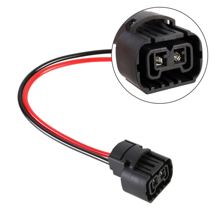 2 PCS H16 Bulb Holder Base Female Socket with Cable, H16