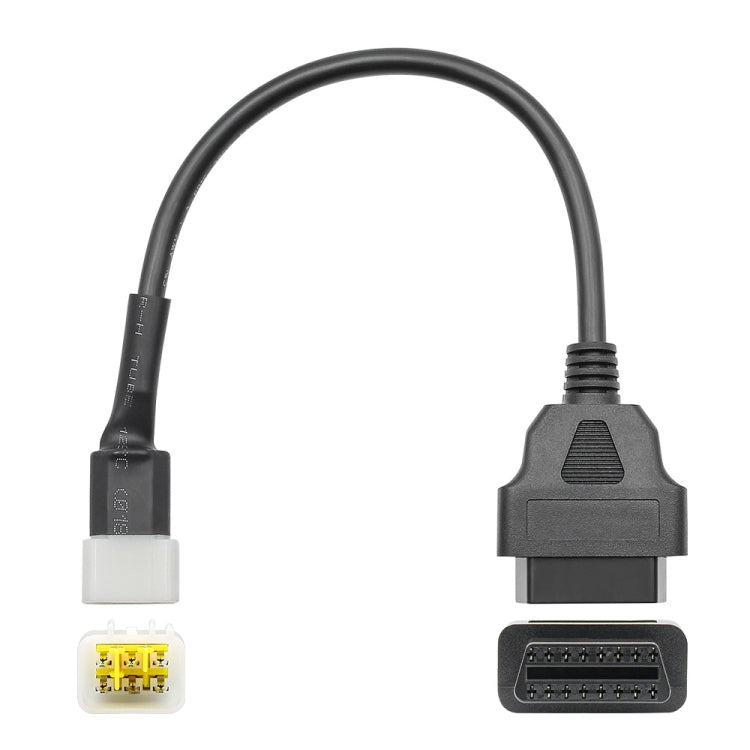 DELPHI Motorcycle OBD Female to 6PIN Connector Cable , 6PIN