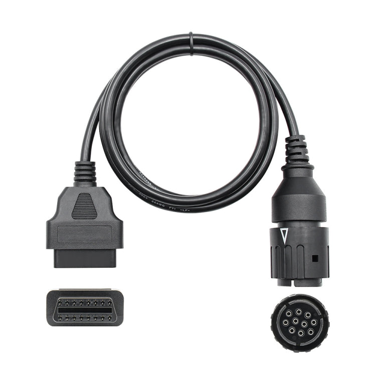 Motorcycle OBD Cable 10PIN to 16PIN Connector Cable for BMW