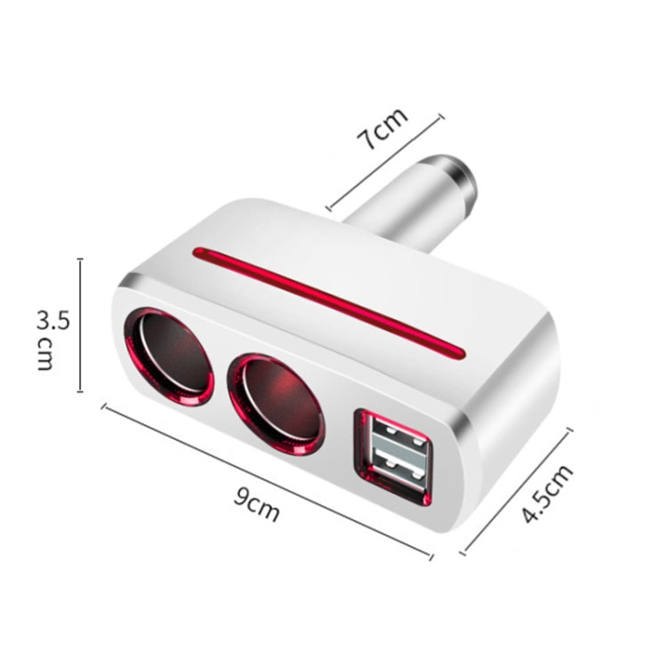 SHUNWEI SD-1918 80W 3.1A Car 2 in 1 Dual USB Charger, SD-1918, SD-1918 (Black)