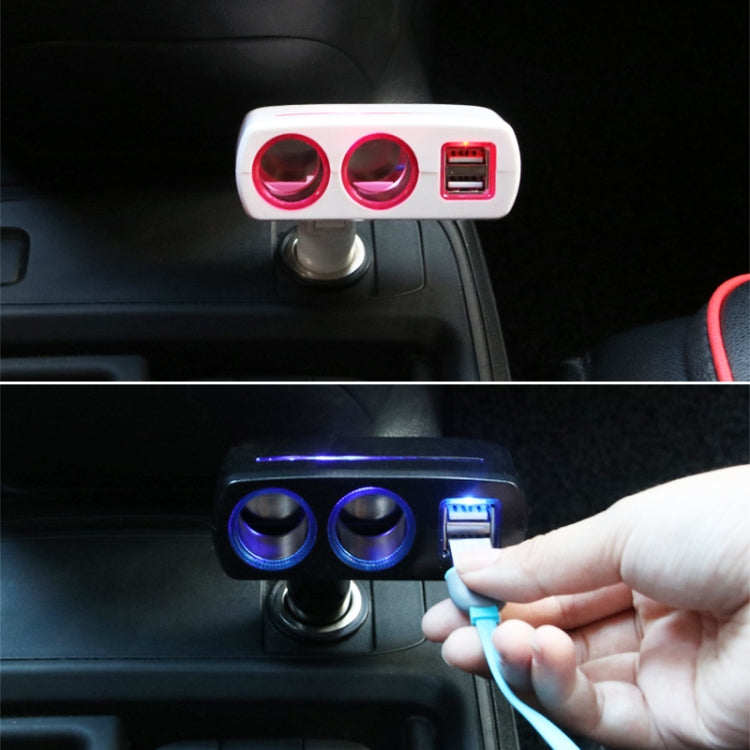 SHUNWEI SD-1918 80W 3.1A Car 2 in 1 Dual USB Charger, SD-1918, SD-1918 (Black)
