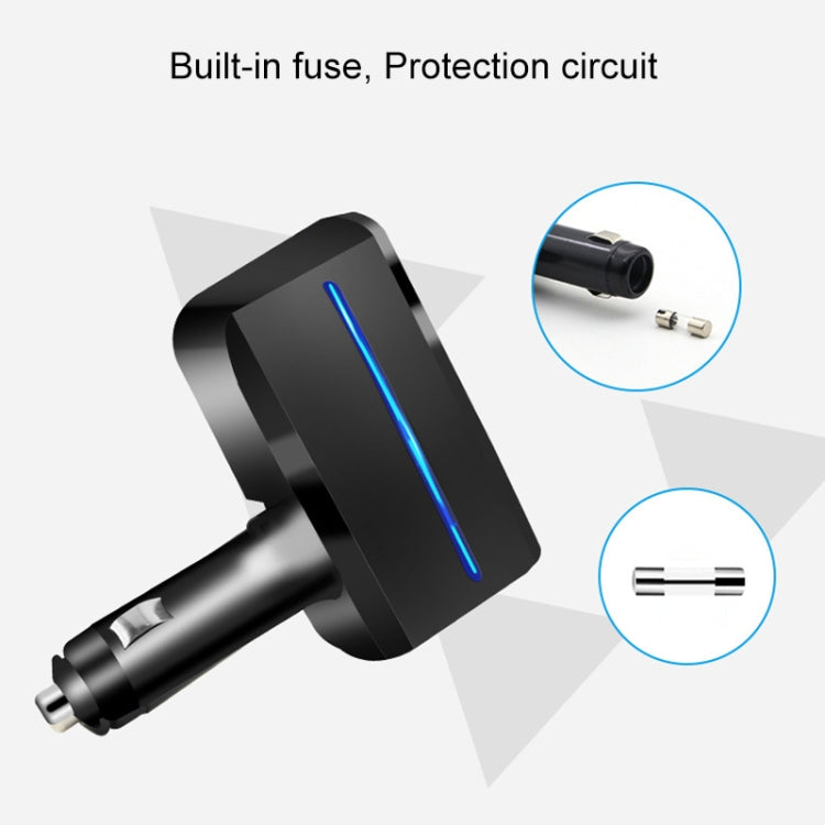 SHUNWEI SD-1918 80W 3.1A Car 2 in 1 Dual USB Charger, SD-1918, SD-1918 (Black)
