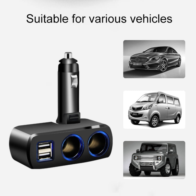 SHUNWEI SD-1918 80W 3.1A Car 2 in 1 Dual USB Charger, SD-1918, SD-1918 (Black)