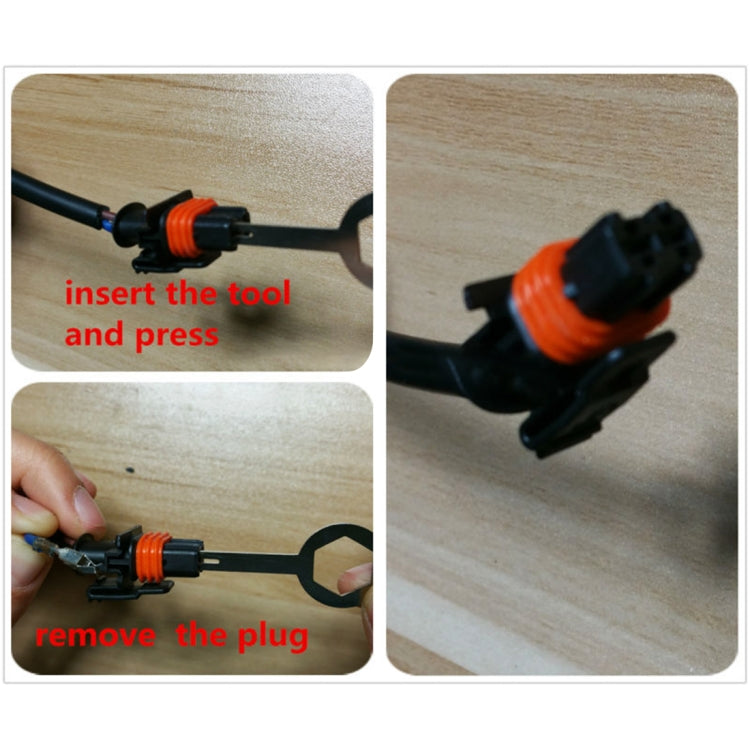 41 in 1 Car Plug Circuit Board Wire Harness Terminal Extraction Pick Connector Crimp Pin Back Needle Remove Tool, 41 in 1