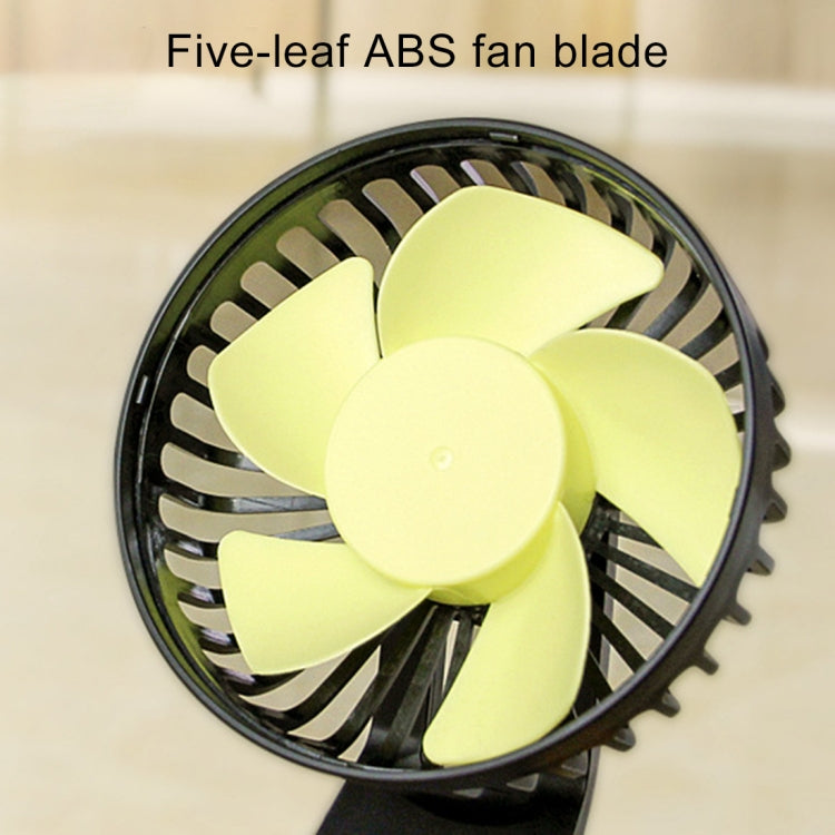 F404 Car Center Console USB Dual-head Electric Cooling Fan with Aromatherapy, F404