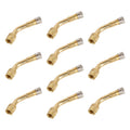 10 PCS Balance Car Inflatable Nozzle Extension Rod Elbow Extension Nozzle, Angle: 135 Degree, 135 Degree