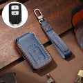 Hallmo Car Cowhide Leather Key Protective Cover Key Case for Honda Civic / Accord 2-button, For Honda Civic / Accord 2-button