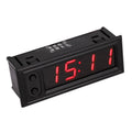 3 in 1 Car High-precision Electronic LED Luminous Clock + Thermometer + Voltmeter, 3 in 1 Green, 3 in 1 Blue, 3 in 1 Red