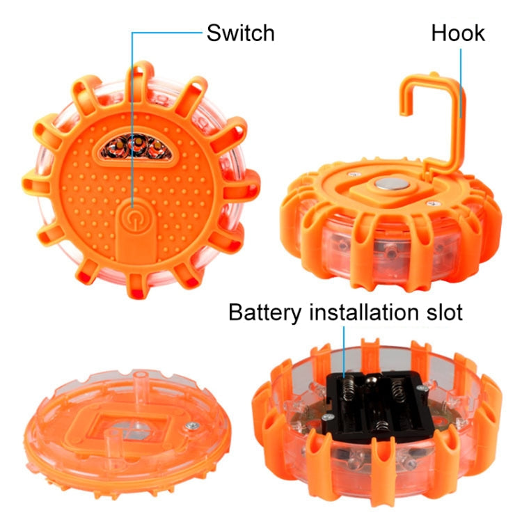 Car Road Emergency Flashing Warning Light LED Rotating Flashing Light, LED Flashing Warning Light