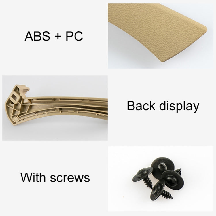 Car Right Side Inner Armrest Door Handle Assembly for BMW E90 2005-2012, Left and Right Drive Universal, Right Handle Assembly (Black), Right Handle Assembly (Grey), Right Handle Assembly (Beige)