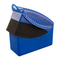 FJYS-01 Car Tires Polishing Waxing Oiling Sponge Brush with Cover, Size: 12x5.5x7cm, Random Color Delivery