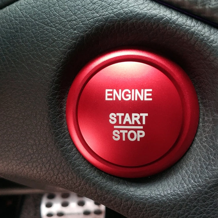 Car Engine Start Key Push Button Ring Trim Sticker Decoration for Mercedes-Benz A-Class 2013-2018 / C-Class 2015-2018 / GLA, For Mercedes-Benz A-Class (Blue), For Mercedes-Benz A-Class (Red)