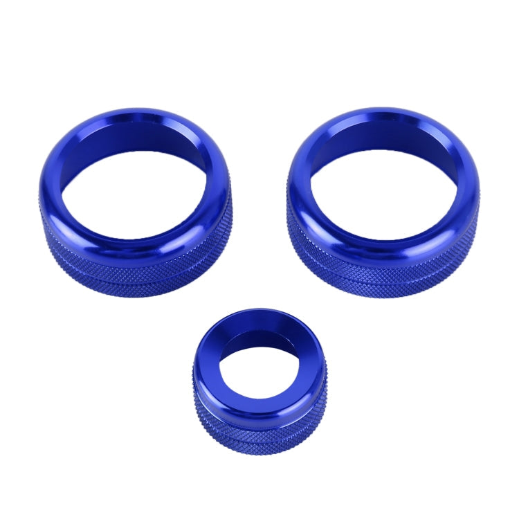 3 PCS Car Metal Air Conditioner Knob Case for BMW X1 / X2 / GT, For BMW X1 / X2 / GT (Blue), For BMW X1 / X2 / GT (Red), For BMW X1 / X2 / GT (Silver)