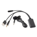 Car AUX Music + MIC Bluetooth Phone Cable, Cable Length: 1.5m, Car AUX Cable