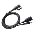 Car AMI AUX Audio Cable AUX + USB Charging + Mobile Music for Mercedes-Benz, For Mercedes-Benz (USB)