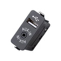Car AUX + USB Interface Switch Interface Panel for BMW X3 X4 X5 X6, For BMW X3 X4 X5 X6