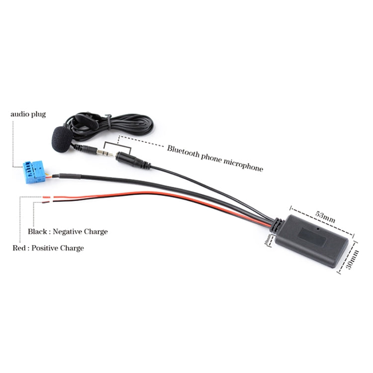 Car AUX Bluetooth Audio Cable + MIC for BMW X3 E83, For BMW X3 E83(MIC)