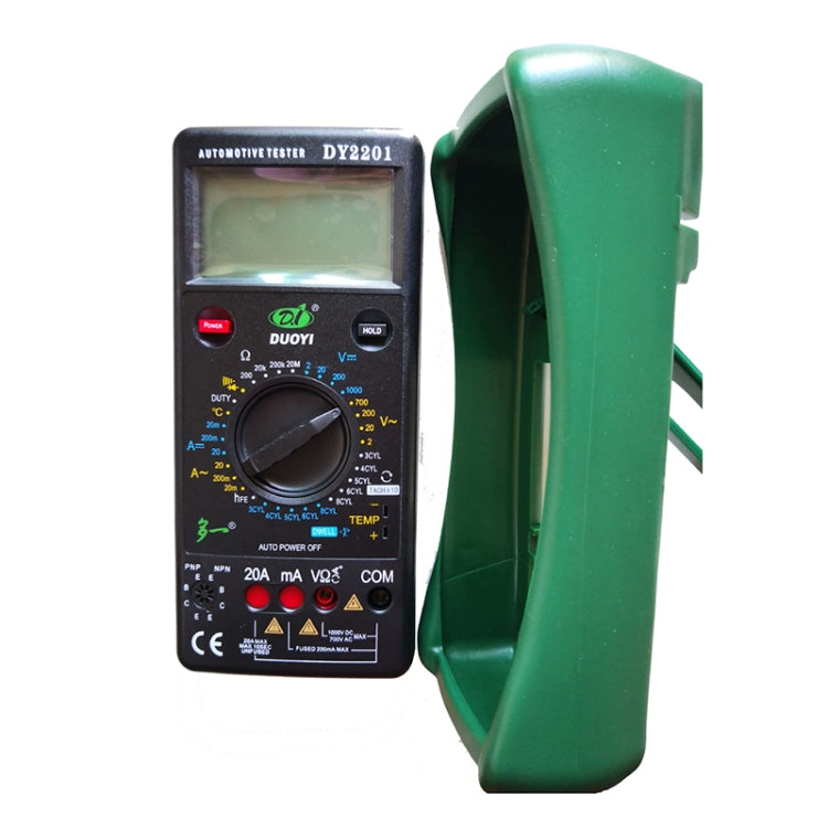 DUOYI DY2201 Car High-precision Digital Automobile Multi-function Maintenance Automatic Universal Meter, DY2201