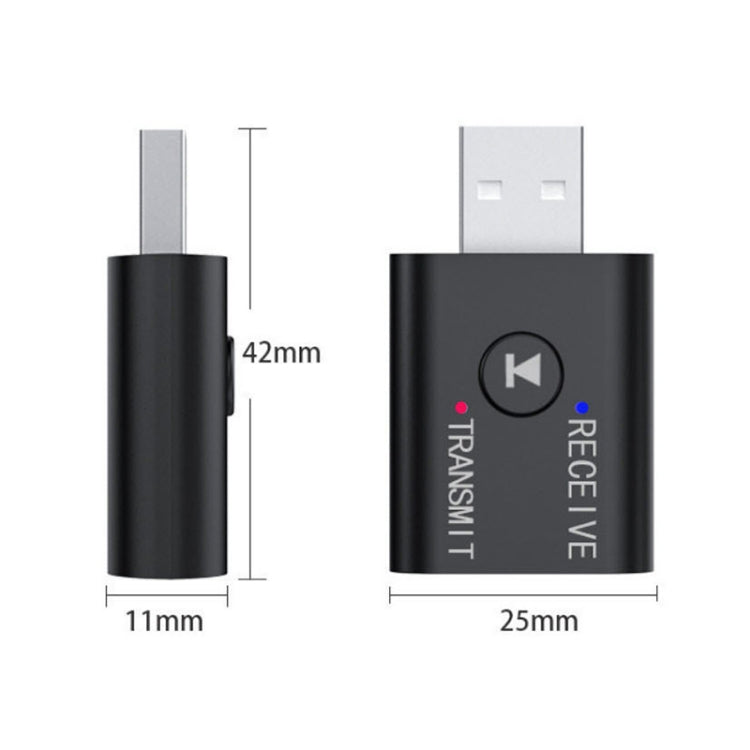 M188 Car Bluetooth Transmitter Receiver with Microphone Support Hands-free Call, M188