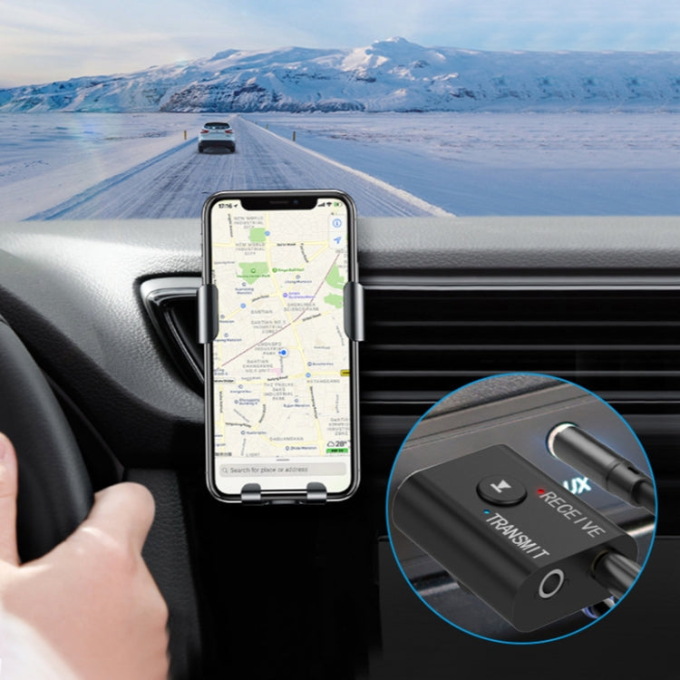 M188 Car Bluetooth Transmitter Receiver with Microphone Support Hands-free Call, M188