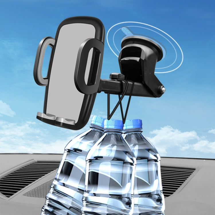 Car Automatic Telescopic Multifunctional 360-degree Mobile Phone Central Control Holder, Mobile Phone Central Control Holder