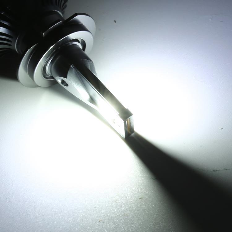 1 Pair H7 DC12V 65W 6000K 6500LM LED Car Headlights, H7