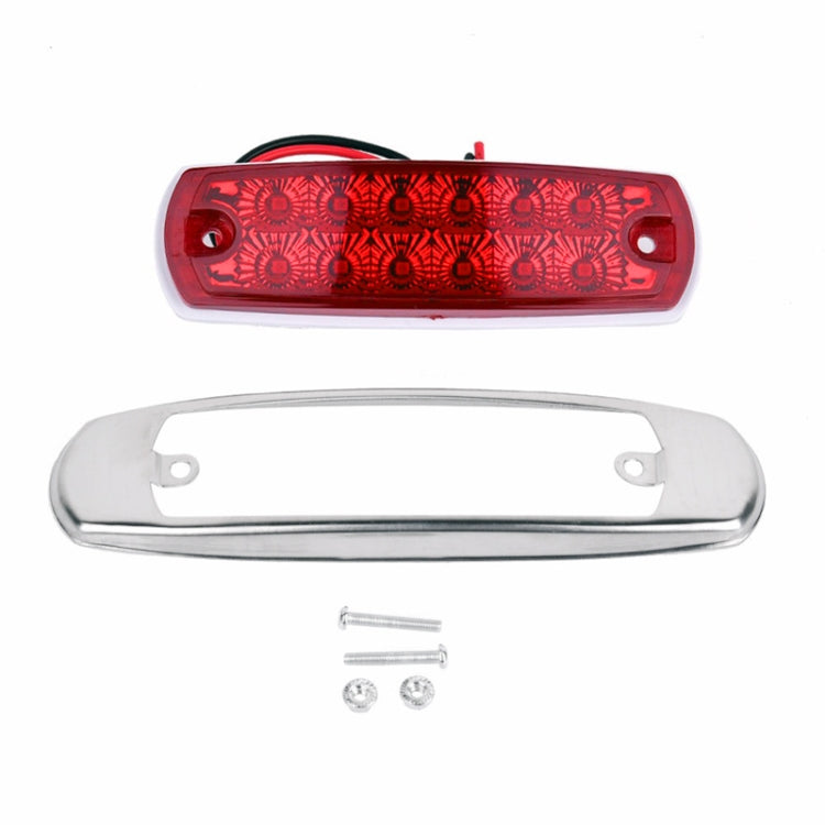 4 PCS MK-338 DC12-24V Truck 12LEDs Side Clearance Maker Light