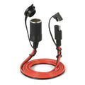 12V Car Charger Cigarette Lighter Extension Cord Female Socket with Quick Disconnect Wire Harness, Female Socket