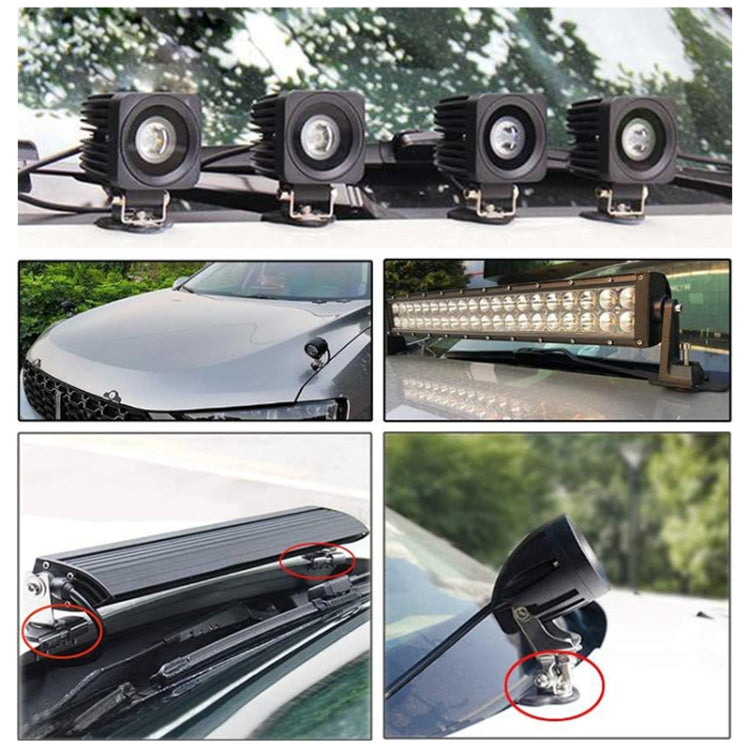 Y-005 Pair Universal LED Strip Light Mounting Bracket, Y-005