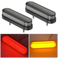 1 Pair Double Color Brake Light Turn Signal Light, Double Color
