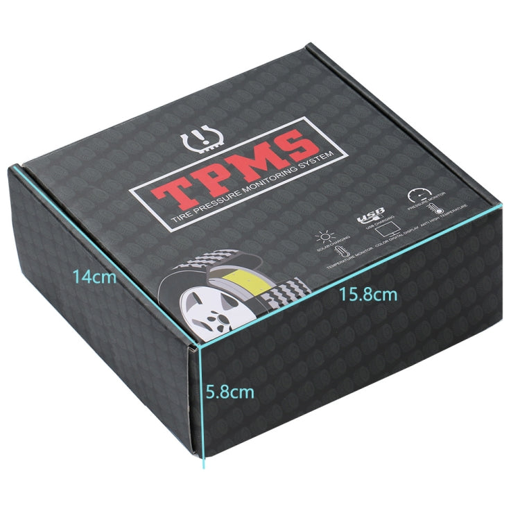USB TPMS Tire Pressure Monitoring System Android with Internal Sensor for Car Radio DVD Player, with Internal Sensor